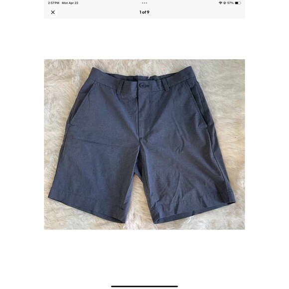 Vineyard Vines Shep & Ian Mens Breaker Blue Chino Shorts Size 28 - 8” Inseam - Picture 1 of 9
